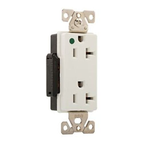 Main product image of Arrow Hart Duplex Receptacle, #14-10 Awg 20A, Healthcare 125V, 5-20R, Duplex, Auto-Grounding, 8362W