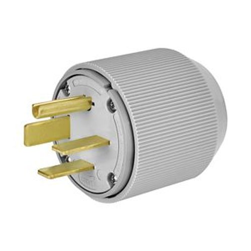 Main product image of Arrow HartAuto Grip Plug, #12-4Awg 50A, Range & Dryer, 250V, Gray, 15-50P, 3-Pole, 4-Wire, 8452N