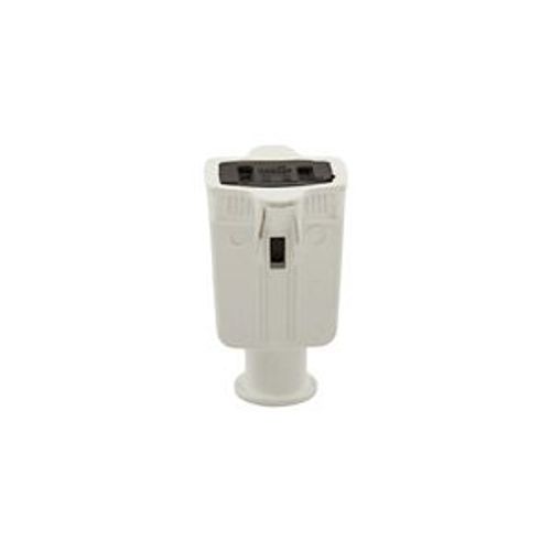 Main product image of Straight Blade Connector, #12-4 Awg 15A, 125V, White Rubber, 1-15R, 2-Pole, 2-Wire, Nd, Rubber, 86W-BOX