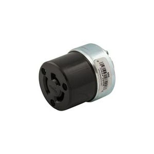 Main product image of Safety Grip Locking Connector, Stand-Alone Box Packaging, 20A, 120/250V, Armored, 3-Pole, 4-Wire, 895-BOX