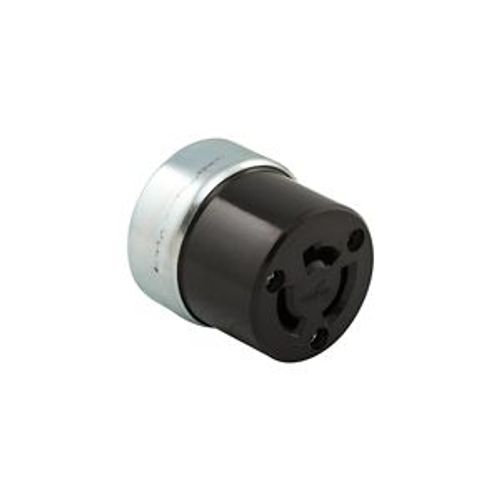 Main product image of Safety Grip Locking Connector, Stand-Alone Box Packaging, 20A, 120/250V, Armored, 3-Pole, 4-Wire, 895-BOX