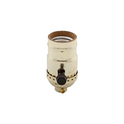 Main product image of Lampholder, Lamp Stem Mounting, Metal Shell Lampholder, Turn Knob, 3-Way, 2-Circuit, 250V, 250W, 925ABD-BOX