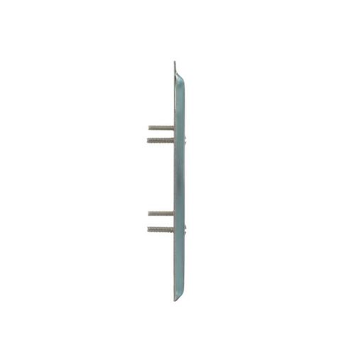 Main product image of Blank Wallplate, Stainless Steel, Blank Cutout, Stainless Steel, 2- Gang, Standard, Ed Box, 93152-BOX