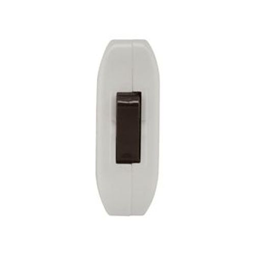 Main product image of Commercial Switch, Switch, 3A, Surface, 120V, Feed-Through, Cord, White, Cord, Polycarbonate, 933W-BOX