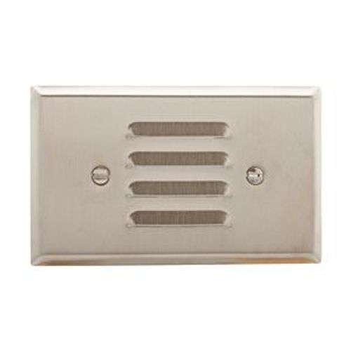 Main product image of Louver Wallplate, Stainless Steel, Louver Cutout, Single-Gang, Horizontal, Vertical, 93630-BOX