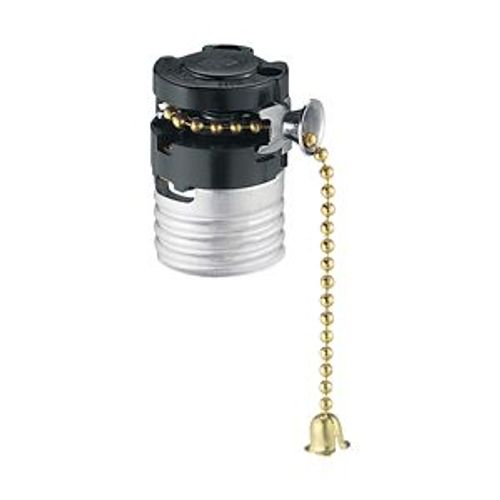 Main product image of Lampholder, Replacement, Pull Chain, Medium Base, Phenolic, 250V, 250W 491696, 962-BOX