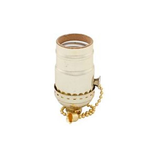 Main product image of Lampholder, Lamp Stem Mounting, Pull Chain, Medium Base, Brass, Aluminum, 250V, 660W 295102, 980ABD-BOX