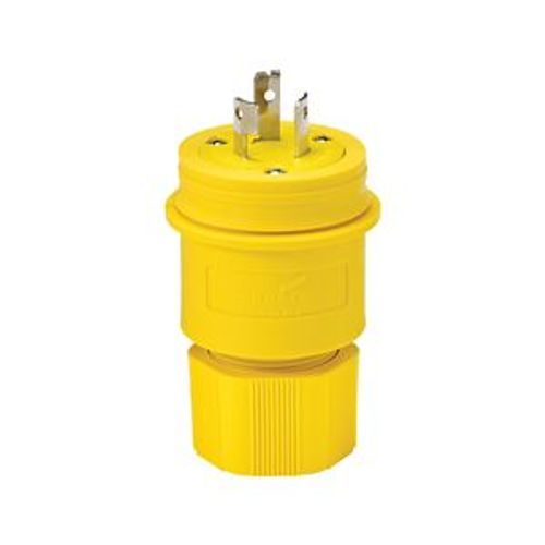 Main product image of Arrow Hart Watertight Locking Plug, #18-10 Awg 20A, 125/250V, 3-Pole, 3-Wire, 0.36 To 0.84 In, 9965PW