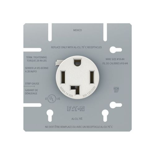 Main product image of Power Receptacle Ah1167W-C-Box, AH1167W-C-BX-L