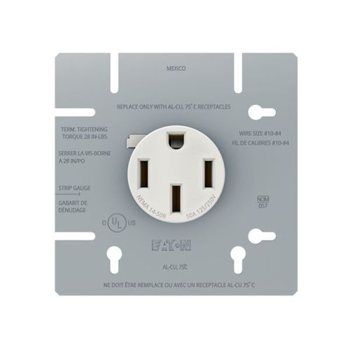 Main product image of Power Receptacle Ah1168W-C-Box, AH1168W-C-BX-L