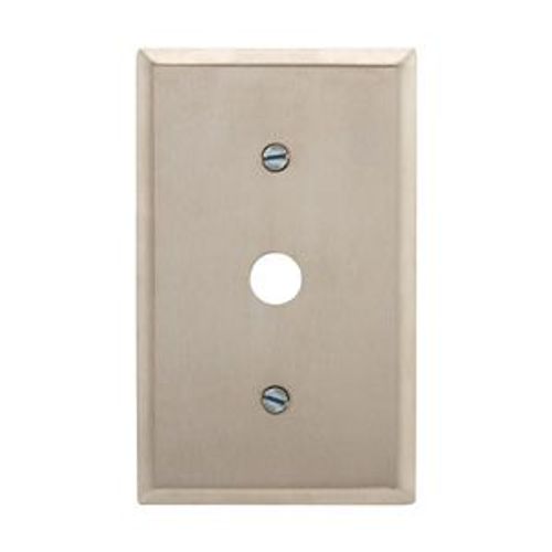 Main product image of Power Outlet & Locking Wallplate, Stainless Steel, Corbin Locking Switch Cutout, Single-Gang, AH1188