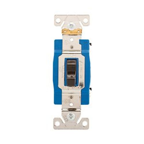 Main product image of Arrow Hart Toggle Switch, #14-10 Awg, 15A, Flush Mount, 120/277V, Screw, Brown, 1-Pole, AH1201B