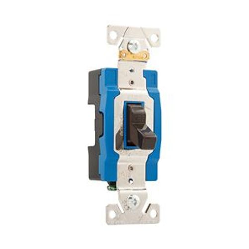Main product image of Arrow Hart Toggle Switch, #14-10 Awg, 15A, Flush Mount, 120/277V, Screw, Brown, 1-Pole, AH1201B