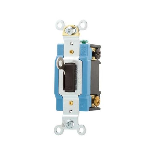Main product image of Locking Switch, #14-10 Awg, 15A, 120/277V, Back & Side Wiring, Key Actuator, Brown, 1-Pole, AH1201L