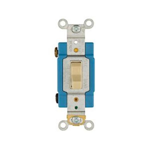 Main product image of Arrow Hart Toggle Switch, Lighted, #14-10 Awg, 15A, 120/277V, Screw, Ivory, 1-Pole, Phenolic, AH1201LTV