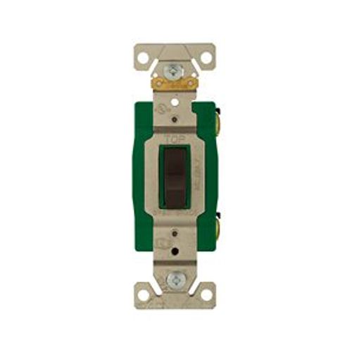 Main product image of Arrow Hart Toggle Switch, #14-10 Awg, 15A, 120/277V, Back & Side, Screw, Ivory, 1-Pole, AH1201V