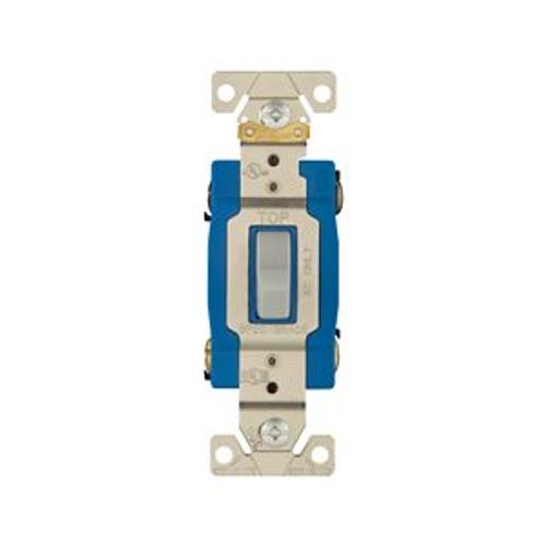 Main product image of Arrow Hart Toggle Switch, #14-10 Awg, 15A, 120/277V, Back & Side, Screw, Gray, 4-Way, AH1204GY