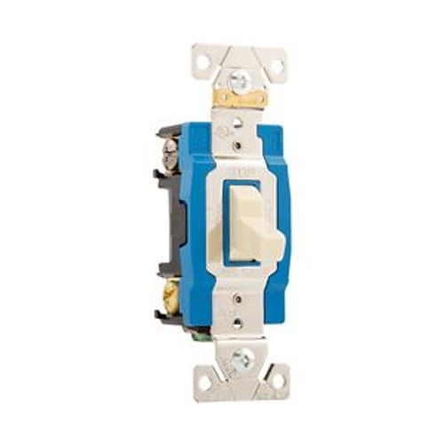Main product image of Arrow Hart Toggle Switch, #14-10 Awg, 15A, 120/277V, Back & Side, Screw, Ivory, 4-Way, AH1204V