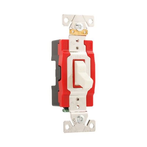 Main product image of Arrow Hart Industrial Grade Toggle Switch, 20A, 120/277V, Single-Pole Switch, AH1221FLA