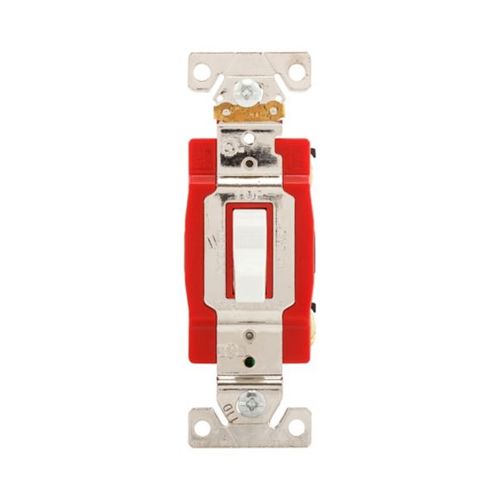 Main product image of Arrow Hart Industrial Grade Toggle Switch, 20A, 120/277V, Single-Pole, AH1221FW