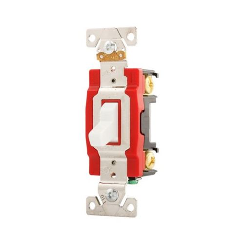 Main product image of Arrow Hart Industrial Grade Toggle Switch, 20A, 120/277V, Single-Pole, AH1221FW