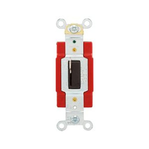 Main product image of Locking Switch, #14-10 Awg, 20A, 120/277V, Back & Side Wiring, Key Actuator, Brown, 1-Pole, AH1221L
