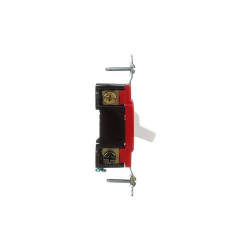 Main product image of Arrow Hart Toggle Switch, Lighted, #14-10 Awg, 20A, 120/277V, Screw, White, 1-Pole, Phenolic, AH1221LTW