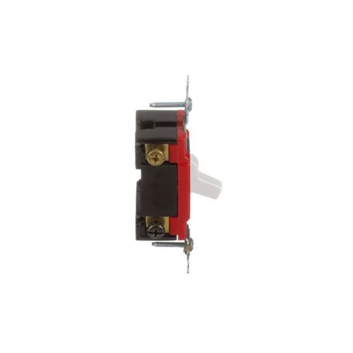 Main product image of Arrow Hart Toggle Switch, Lighted, #14-10 Awg, 20A, 120/277V, Screw, White, 1-Pole, Phenolic, AH1221LTW