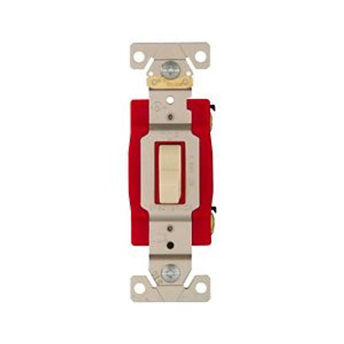 Main product image of Arrow Hart Toggle Switch, #14-10 Awg, 20A, 120/277V, Back & Side, Screw, Ivory, 1-Pole, AH1221V