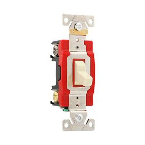 Main product image of Arrow Hart Toggle Switch, #14-10 Awg, 20A, 120/277V, Back & Side, Screw, Ivory, 2-Pole, AH1222V