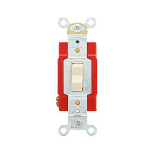 Main product image of Arrow Hart Toggle Switch, #14-10 Awg, 20A, 120/277V, Back & Side, Screw, Ivory, 3-Way, Phenolic, AH1223LTV