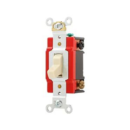 Main product image of Arrow Hart Toggle Switch, #14-10 Awg, 20A, 120/277V, Back & Side, Screw, Ivory, 4-Way, AH1224V