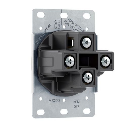 Main product image of Receptacle Single Flush 30A 125/250V 3P4W Str, White, AH1257W-F