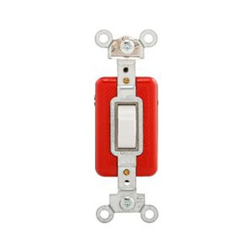 Main product image of Arrow Hart Toggle Switch, #14-10 Awg 20A, 120/277V, Load Type: Motor Control, Fan, 1-Pole, AH1995W