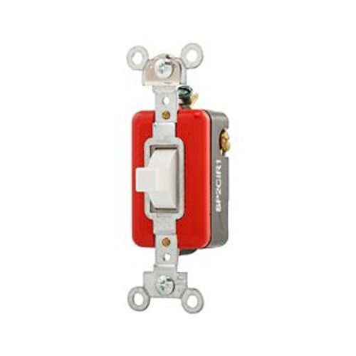 Main product image of Arrow Hart Toggle Switch, #14-10 Awg 20A, 120/277V, Load Type: Motor Control, Fan, 1-Pole, AH1995W