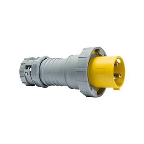 Main product image of Arrow Hart Pin & Sleeve Plug, #4 -1/0 Awg #12-#16 Awg 100A 125V, Ip69K, 2-Pole 3-Wire, Male, AH3100P4W