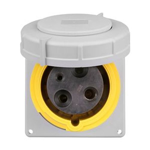 Main product image of Arrow Hart Pin & Sleeve Receptacle, #4 -1/0 Awg #12-#16 Awg 100A 125V, 2-Pole 3-Wire, Female, AH3100R4W