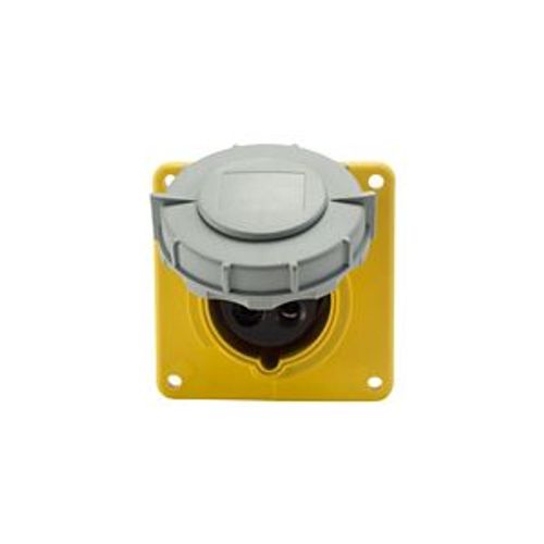 Main product image of Arrow Hart Pin & Sleeve Receptacle, #12-#10Awg 16A, 110-130V, Ip69K, 2-Pole 3-Wire, Female, AH316R4W