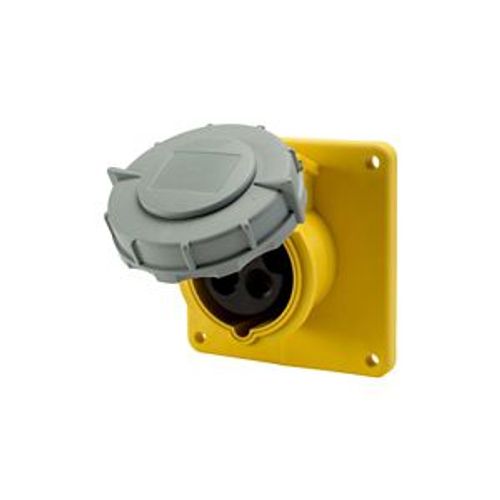 Main product image of Arrow Hart Pin & Sleeve Receptacle, #12-#10Awg 16A, 110-130V, Ip69K, 2-Pole 3-Wire, Female, AH316R4W