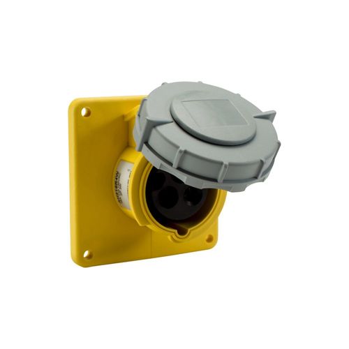 Main product image of Arrow Hart Pin & Sleeve Receptacle, #12-#10Awg 16A, 110-130V, Ip69K, 2-Pole 3-Wire, Female, AH316R4W