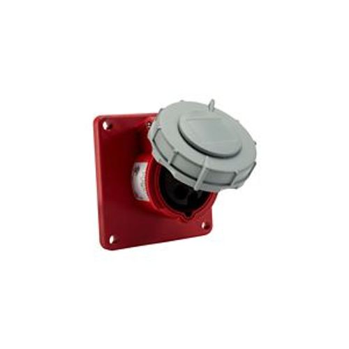 Main product image of Arrow Hart Pin & Sleeve Receptacle, #12-#10 Awg 20A, 480V, Red, Ip69K, 2-Pole 3-Wire, Female, AH320R7W