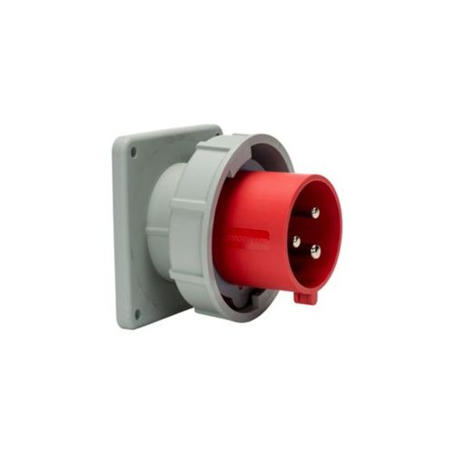 Main product image of Arrow Hart Pin & Sleeve Inlet, #10-#2 Awg 30A, 480V, Red, Ip67, Ip69K, 2-Pole 3-Wire, Male, AH330B7W