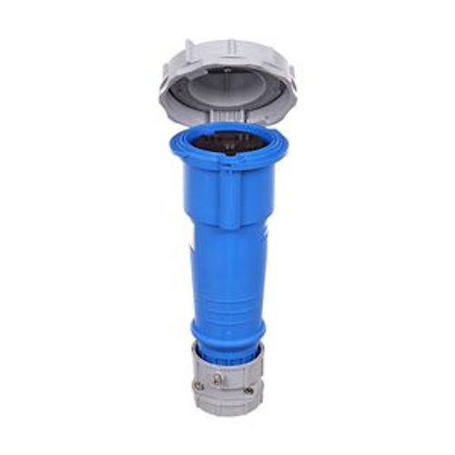 Main product image of Arrow Hart Pin & Sleeve Connector, #10-#2 Awg 30A, 250V, Blue, Ip69K, 2-Pole 3-Wire, Female, AH330C6W