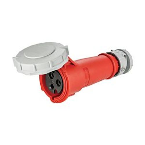 Main product image of Arrow Hart Pin & Sleeve Connector, #10-#2 Awg 30A, 480V, Red, Ip69K, 2-Pole 3-Wire, Female, AH330C7W