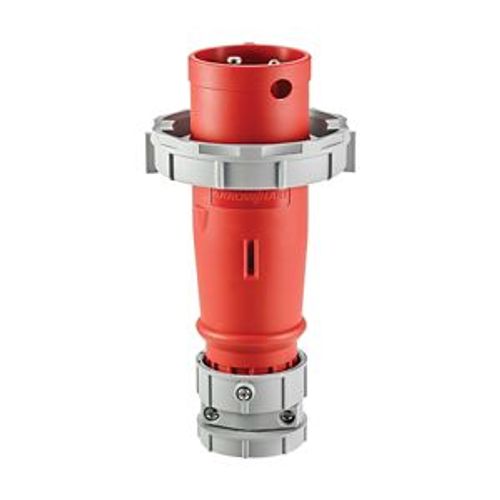 Main product image of Arrow Hart Pin & Sleeve Plug, #10-#2 Awg 30A, 480V, Red, Ip69K, 2-Pole 3-Wire, Male, AH330P7W