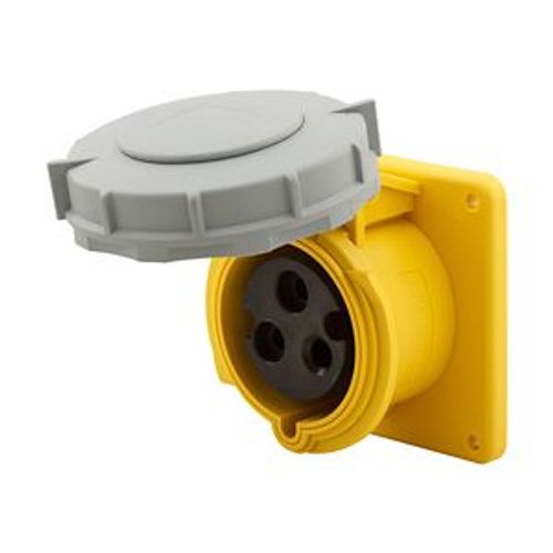 Main product image of Arrow Hart Pin & Sleeve Receptacle, #10-#2 Awg 30A 125V, Ip67, Ip69K, 2-Pole 3-Wire, Female, AH330R4W