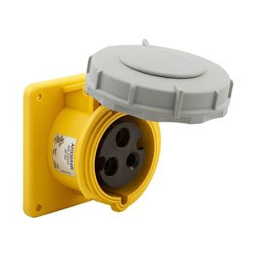 Main product image of Arrow Hart Pin & Sleeve Receptacle, #10-#2 Awg 30A 125V, Ip67, Ip69K, 2-Pole 3-Wire, Female, AH330R4W