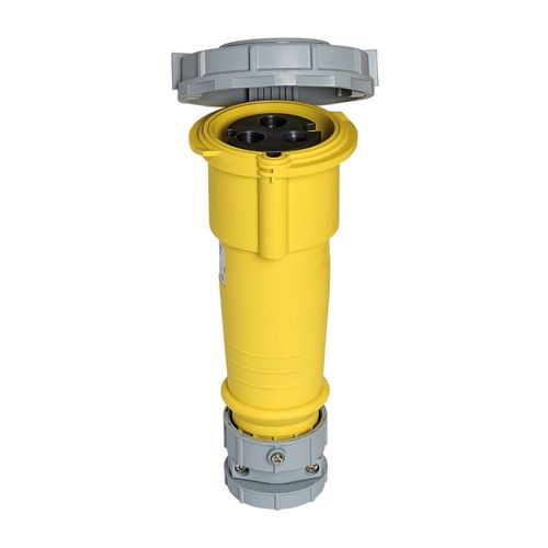 Main product image of Arrow Hart Pin & Sleeve Connector, #10-#2 Awg 32A, 110-130V, Ip69K, 2-Pole 3-Wire, Female, AH332C4W