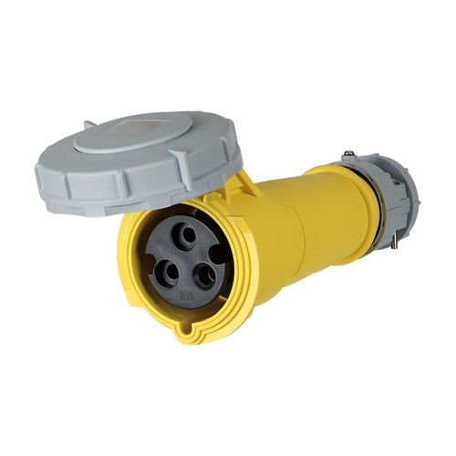 Main product image of Arrow Hart Pin & Sleeve Connector, #10-#2 Awg 32A, 110-130V, Ip69K, 2-Pole 3-Wire, Female, AH332C4W