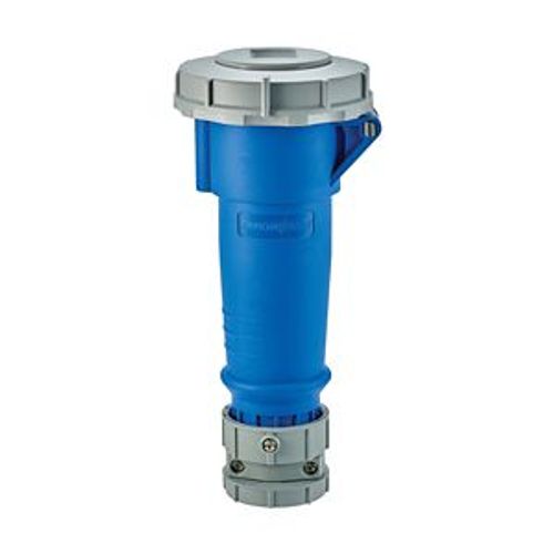 Main product image of Arrow Hart Pin & Sleeve Connector, #10-#2 Awg 32A, 220-240V, Blue, Ip69K, 2-Pole 3-Wire, Female, AH332C6W